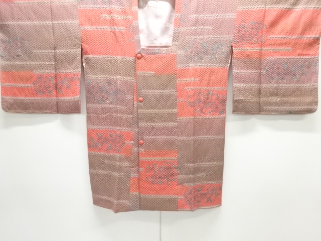 JAPANESE MICHIYUKI COAT / SHIBORI / ARABESQUE FLOWER